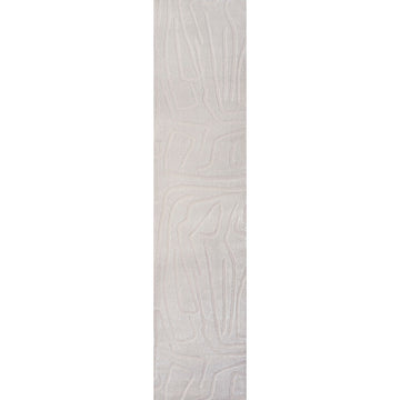 Alcina Modern Scandinavian Graphic Lines High-Low Area Rug